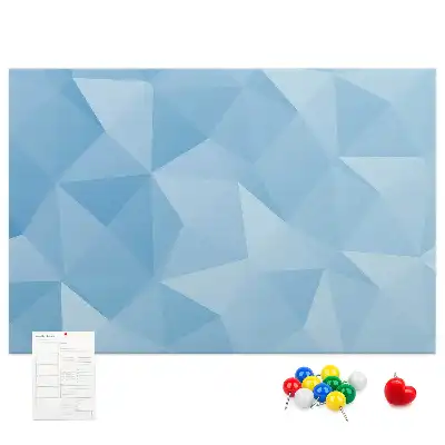 Tablă de plută cu model abstract triunghiuri geometrice