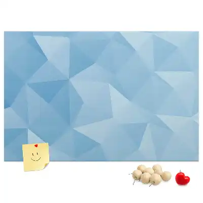 Tablă de plută cu model abstract triunghiuri geometrice