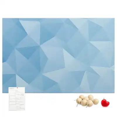 Tablă de plută cu model abstract triunghiuri geometrice