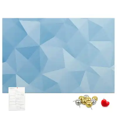 Tablă de plută cu model abstract triunghiuri geometrice