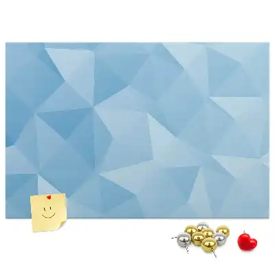 Tablă de plută cu model abstract triunghiuri geometrice