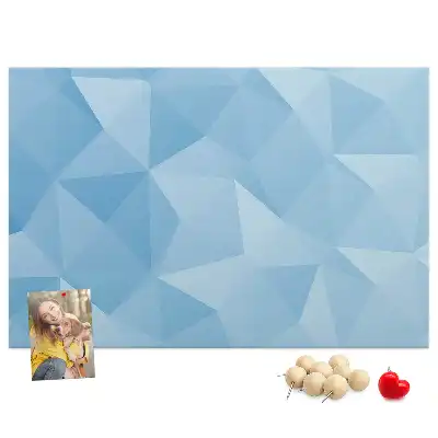 Tablă de plută cu model abstract triunghiuri geometrice