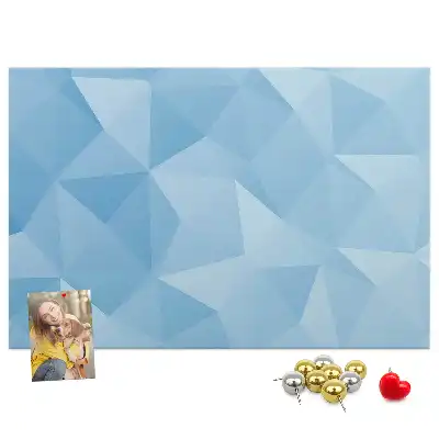 Tablă de plută cu model abstract triunghiuri geometrice