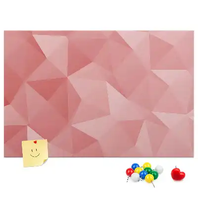Panou din plută cu design mozaic din triunghiuri
