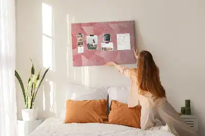 Panou din plută cu design mozaic din triunghiuri