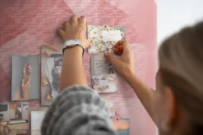Panou din plută cu design mozaic din triunghiuri