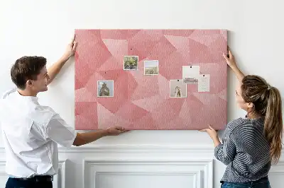 Panou din plută cu design mozaic din triunghiuri