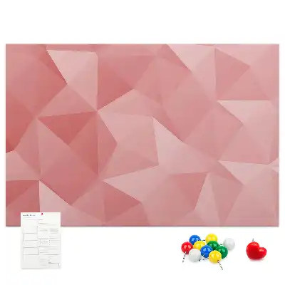 Panou din plută cu design mozaic din triunghiuri