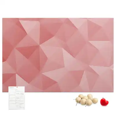 Panou din plută cu design mozaic din triunghiuri