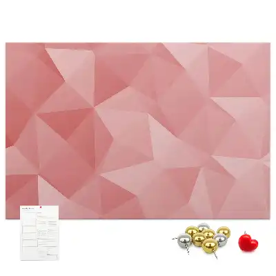 Panou din plută cu design mozaic din triunghiuri