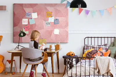 Panou din plută cu design mozaic din triunghiuri