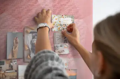 Panou din plută cu design mozaic din triunghiuri