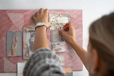 Panou din plută cu design mozaic din triunghiuri