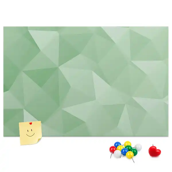 Tablă din plută cu model abstract triunghiular