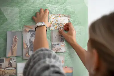 Tablă din plută cu model abstract triunghiular