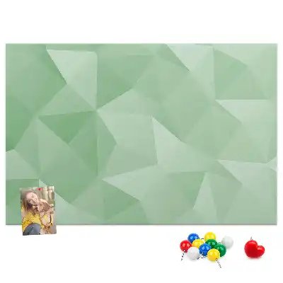 Tablă din plută cu model abstract triunghiular