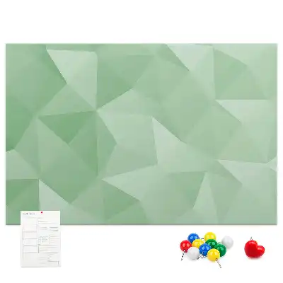 Tablă din plută cu model abstract triunghiular