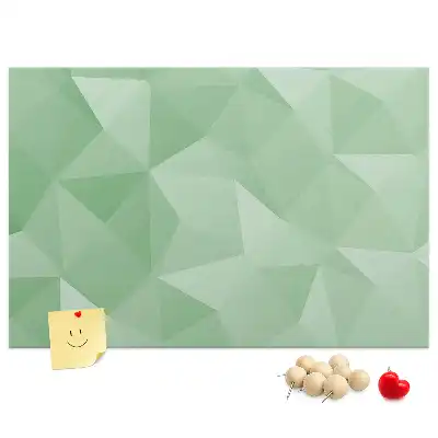 Tablă din plută cu model abstract triunghiular