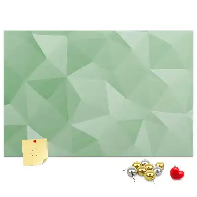 Tablă din plută cu model abstract triunghiular