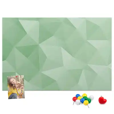 Tablă din plută cu model abstract triunghiular