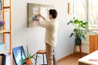 Panou din plută cu design geometric modern