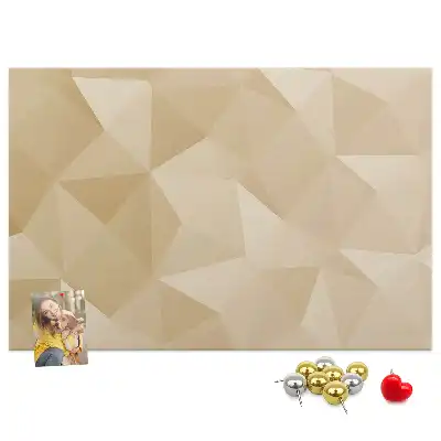 Panou din plută cu design geometric modern