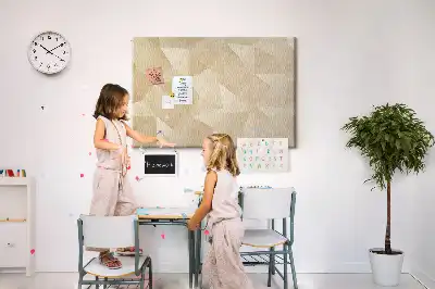 Panou din plută cu design geometric modern
