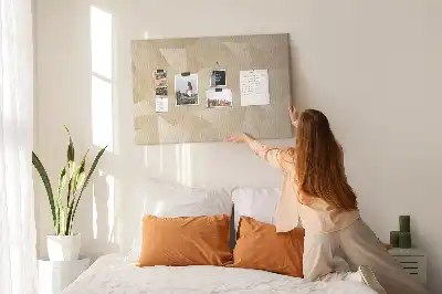 Panou din plută cu design geometric modern