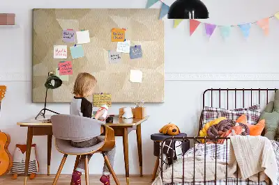 Panou din plută cu design geometric modern