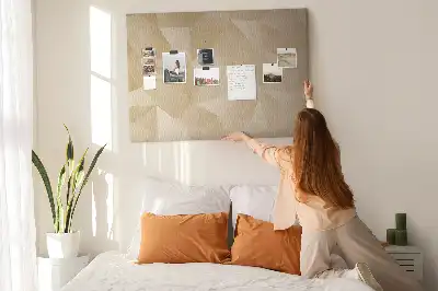 Panou din plută cu design geometric modern