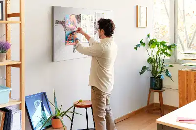 Tablou din plută cu motiv de cărămidă în stil loft
