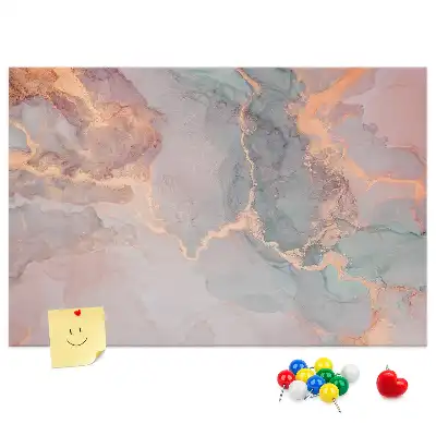 Tablă de plută cu model elegant de marmură
