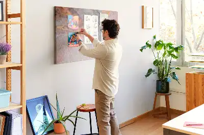 Tablă de plută cu model elegant de marmură