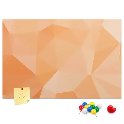 Panou din plută în formă de triunghiuri geometrice