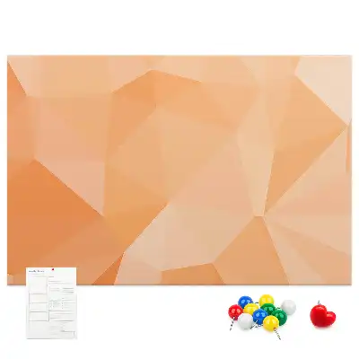 Panou din plută în formă de triunghiuri geometrice