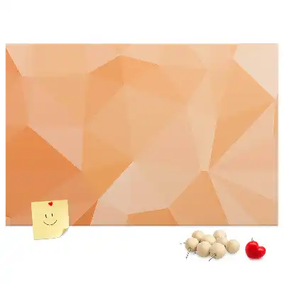 Panou din plută în formă de triunghiuri geometrice