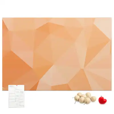 Panou din plută în formă de triunghiuri geometrice