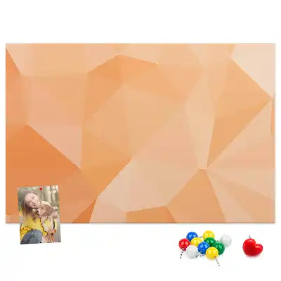 Panou din plută în formă de triunghiuri geometrice