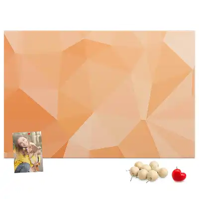 Panou din plută în formă de triunghiuri geometrice