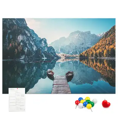 Tabla de pluta Bărci pe lac