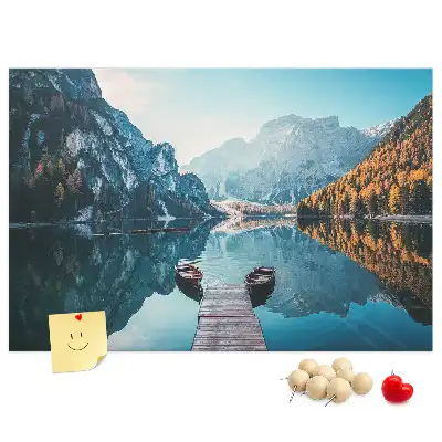 Tabla de pluta Bărci pe lac