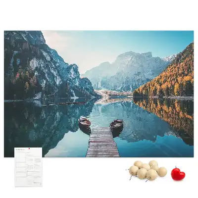 Tabla de pluta Bărci pe lac