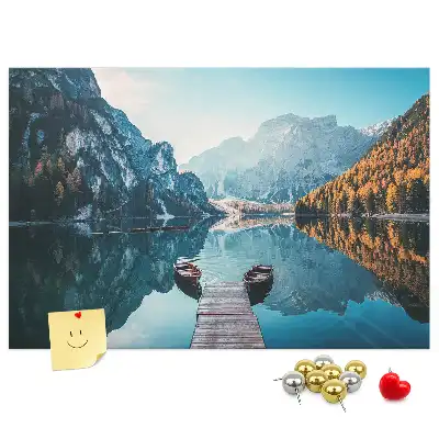Tabla de pluta Bărci pe lac