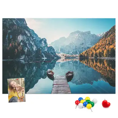 Tabla de pluta Bărci pe lac
