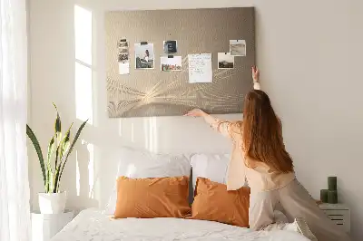 Panou din plută cu imprimeu Lumină abstractă