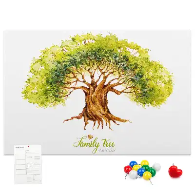 Panou din plută Arbore genealogic memoria generațiilor