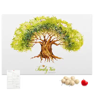 Panou din plută Arbore genealogic memoria generațiilor