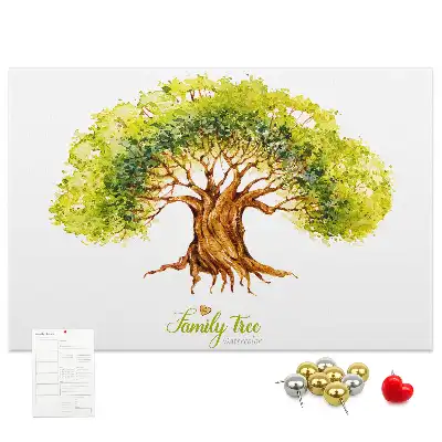 Panou din plută Arbore genealogic memoria generațiilor