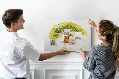 Panou din plută Arbore genealogic memoria generațiilor