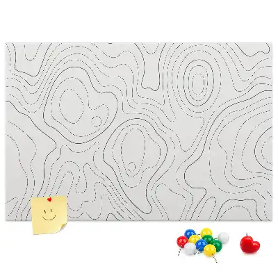 Panou din plută cu design artistic de cerneală